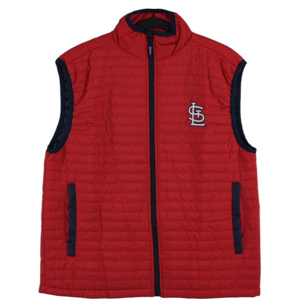 St. Louis Cardinals MLB Quilted Puffer Vest Men's Size XL Bayer Team Apparel